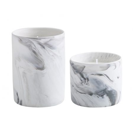 Słoik ceramiczny marmurkowy marble na świecę 180 ml 230 ml 320 ml